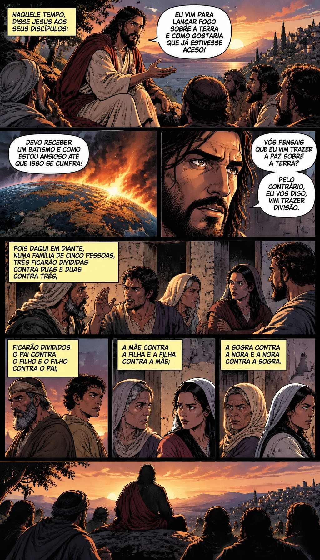 Yesterday's Gospel, in the style Comics